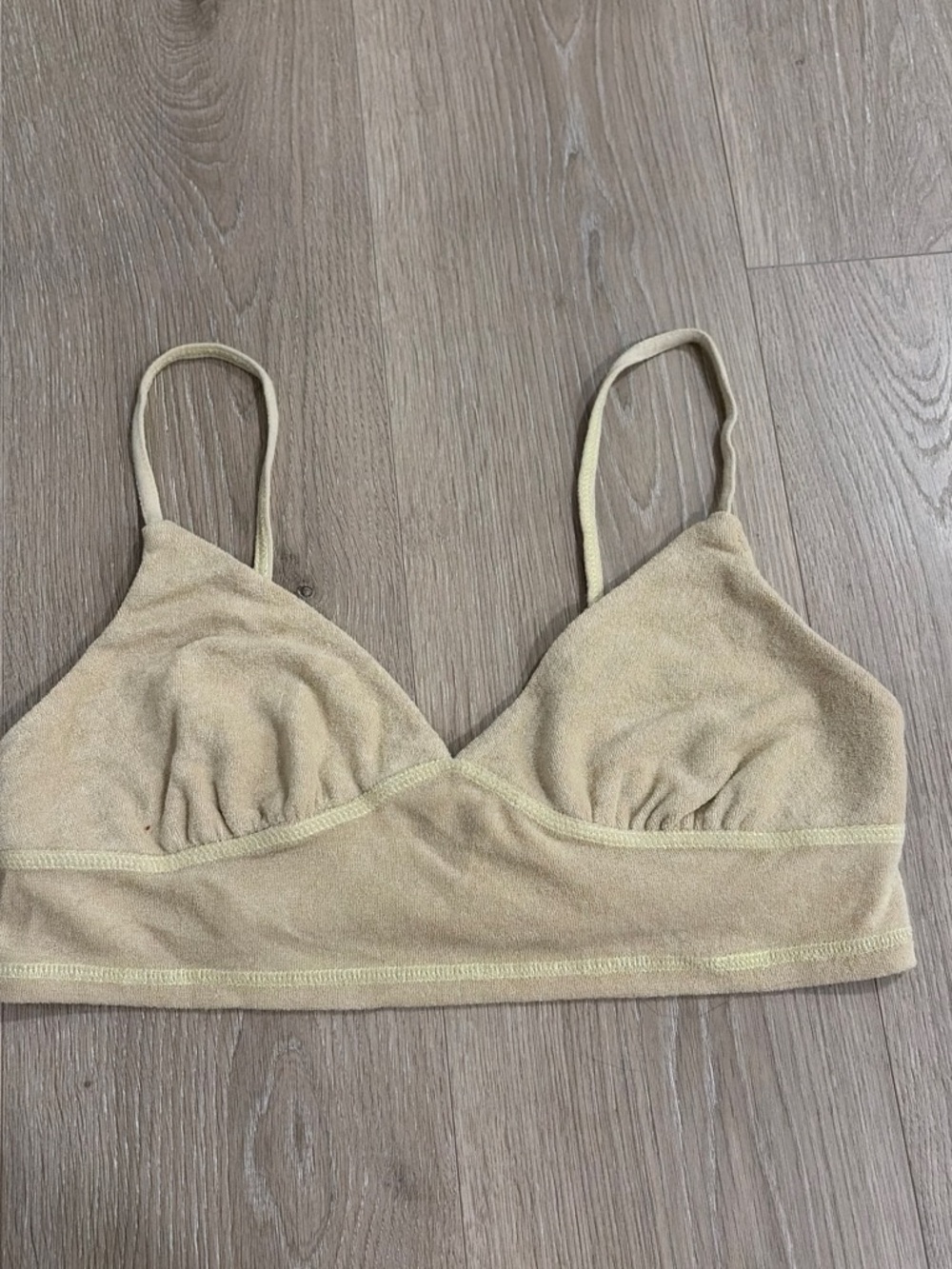 Intimately by FP Everyday Comfort Soft Bralette in Beige/yellow